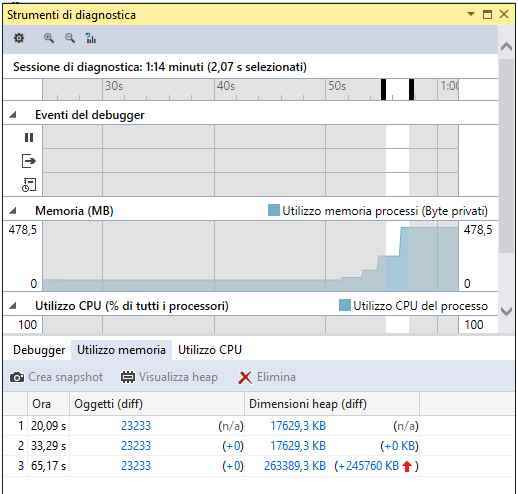 Create button snapshot